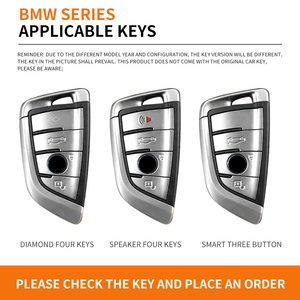 Funda de Cuero para Llaves de Coche con Logotipo de Coche, Nuevo Diseño, para <span class=keywords><strong>BMW</strong></span> F20 G20 G30 X1 X3 X4 X5 G05 X6, Protector de Llaves, Accesorios - Product Image 2