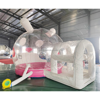 Nouveau design, directement de l'usine : Château gonflable commercial en PVC sur le thème du lapin pour enfants, maison de rebond gonflable personnalisable à vendre