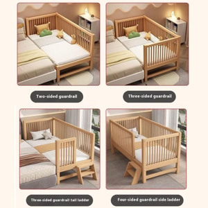 Cuna Montessori de Madera Maciza, Juego de Muebles para Guardería Infantil, Preescolar, Jardín de Infancia - Product Image 4