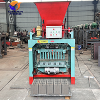 Ligne de production de machines de fabrication de blocs de ciment creux haute performance WJ 4-35C avec empileur automatique pour briques d'usine