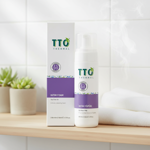 Mousse Intime Thermique TTO 150ml à l'Huile d'Arbre à Thé, Lavant Féminin Antibactérien Hypoallergénique aux Ingrédients Naturels, Nettoyage en Profondeur - Product Image 3
