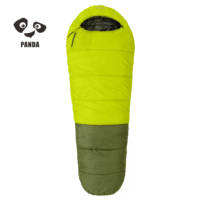 Sac de couchage compact en duvet de canard blanc pour camping en plein air, imperméable, type momie, avec compression