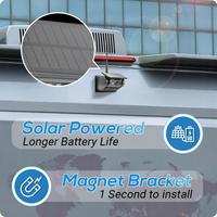 Pantalla táctil 7 ''Monitor de grabadora DVR inalámbrico 4CH energía Solar Cámara IR de respaldo magnético para Camper/camión/enganche/remolque/Autobús