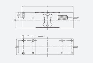 Industrielle elektrische Einzelpunkt-Waage 300 kg Wägezellen-Gewichts sensor Kraft sensoren und Wägezellen mettler toledo - Product Image 2