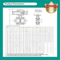 Vanne papillon électrique à disques, sur mesure, DN50-DN1000PN16, certifiée UL, fabriquée à Tianjin