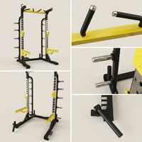 Équipement de musculation professionnel Multipower Smith Power Half Rack Bench Press Squat Rack