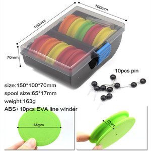 Set di scatole per attrezzatura da pesca alla carpa nuovo Set di bobine per avvolgitore di linea in schiuma EVA multicolore Sea Rig Hook Winder - Product Image 2