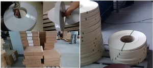 Trung Quốc PVC cạnh dải cho bảng điều khiển đồ nội thất OEM 12mm 18mm 19mm 21mm rắn woodgrain bóng kim loại cạnh dải băng - Product Image 5