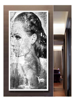 150X200 Cm Abstrak Garis Kecantikan Mural Dinding Latar Belakang Art Wallpaper