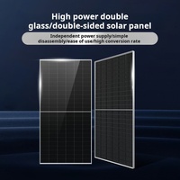 Pour module PV bifacial TOPCON 450W-1000W panneaux solaires mono type N et technologie MBB HJT Design couleur noire
