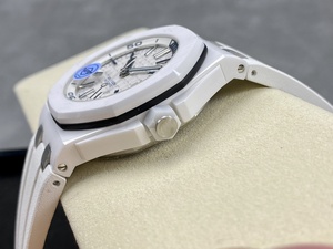 Reloj Mecánico de Lujo de la Mejor Calidad, Resistente al Agua, 42 mm, Fábrica APS, Movimiento ETA 3120, 15707, Reloj de Buceo de Cerámica Blanca - Product Image 4