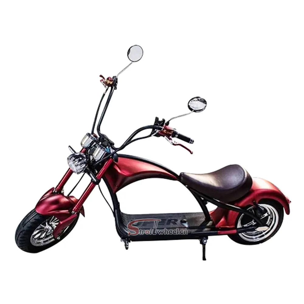 Holland warehouse stock EEC COC fat tire citycoco electric scooter trotinette electrique 2000w