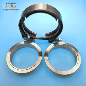 Ensemble de bande <span class=keywords><strong>V</strong></span> JTLD « mâle/femelle » en acier inoxydable 304 - 2,75 pouces 70 mm, collier de serrage standard - Product Image 3