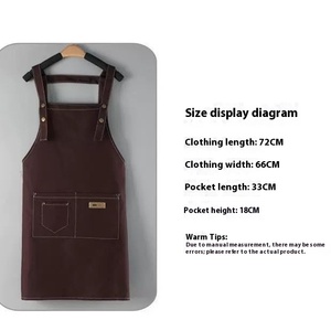 Tablier de Travail pour Fermier, Menuisier, Jardinier, Barista avec Logo Personnalisé, Toile Résistante à l'Usure, Imperméable et Résistante à l'Huile - Product Image 4