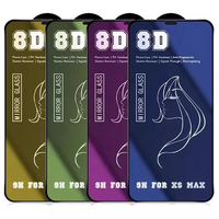 Verre miroir 8D, vente en gros d'usine pour protecteur d'écran iPhone 16/15, verre trempé 9H 2.5D pour iPhone Samsung Infinix Huawei