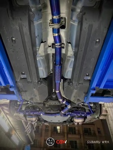 CGW-silenciador de tubo de escape de titanio para Subaru WRX <span class=keywords><strong>2</strong></span>,0 T 2014, con puntas de escape forjadas, precio de fábrica - Product Image 6