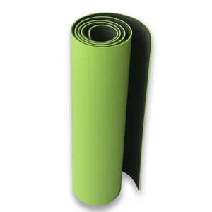 环保热卖防滑健身可定制瑜伽垫由TPE材料加工而成