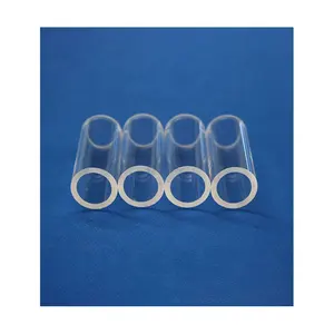 Customized Infrared Heat Resistant High Purity Glass Tube Fused Silica Tube Quartz Glass Pipes Quartz Tube