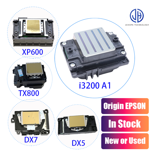Original I3200 A1 DTF Printhead TX800 XP600 Cabezal DX7 DX5 Print Head for Eco Solvent Large Format Inkjet Printer Machine
