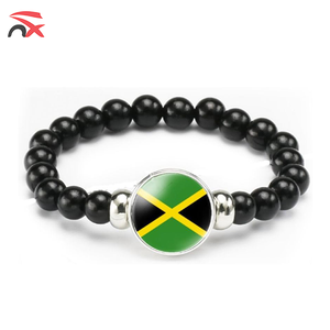 Set de Banderas de <span class=keywords><strong>Jamaica</strong></span> al por Mayor, Bandera de Mano para Fanáticos del Fútbol de <span class=keywords><strong>Jamaica</strong></span>, Pulsera, Collar, Bandera de Palillo de Dientes, Mini Guantes de Boxeo para Suministro - Product Image 6