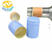 Vente directe usine – Bouchons ROPP en aluminium durables 29*45mm, anti-fuite, de qualité supérieure pour spiritueux, liqueurs, vodka, whisky