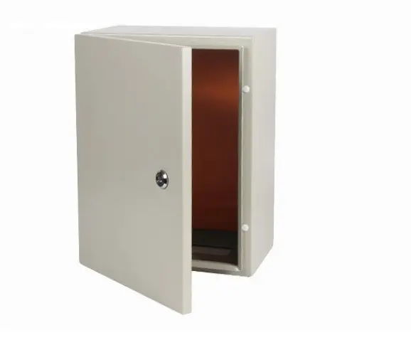 Zcebox caixa de distribuição mcb de metal, de ferro, caixa de distribuição elétrica, à prova d'água, conector de caixa de cabo