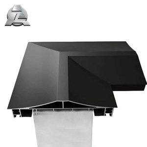 Profilo Angolare <span class=keywords><strong>in</strong></span> <span class=keywords><strong>Alluminio</strong></span> Personalizzato a L per Coperture Architettoniche, Guarnizione Impermeabile per Parapetti e Pareti - Product Image 1
