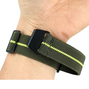 <span class=keywords><strong>Bracelet</strong></span> de <span class=keywords><strong>montre</strong></span> en nylon <span class=keywords><strong>tressé</strong></span> Forwelleny 18mm 20mm 22mm pour montres traditionnelles et sportives, style parachute - Product Image 3