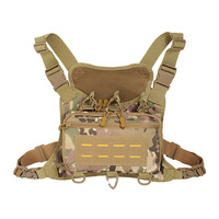 Nouvelle Sacoche Tactique de Poitrine en Polyester avec Fermeture Éclair, Ultra-légère et Résistante à l'Usure, Gilet de Sport Extérieur Tendance pour Hommes, Pochette de Course