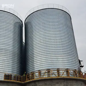 1000-5000 Tons Spiral Steel Cement Storage Bin Silo With Good Price