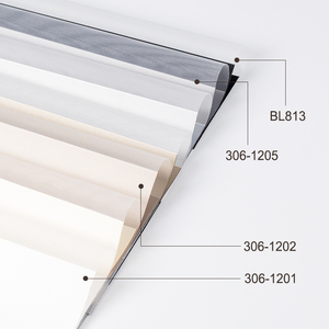 Customized Black Electric Automatic <strong>Roller</strong> Shades Dual Zebra <strong>Pattern</strong> Blackout <strong>Blinds</strong> for Hotels &amp; Office Windows Plain Technique - Product Image 3