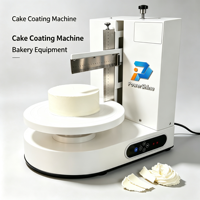 Machine automatique à étaler la crème pour gâteaux, équipement de boulangerie haute performance pour le glaçage et le recouvrement des bases de gâteaux éponge