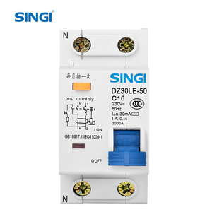<span class=keywords><strong>Disjoncteur</strong></span> différentiel Singi DZ30LE-50 1P+N, <span class=keywords><strong>prix</strong></span> usine, <span class=keywords><strong>30mA</strong></span> RCCB - Product Image 2