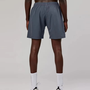 Pantalones Cortos Deportivos Personalizados para Hombre, de Poliéster, con Bolsillos con Cremallera, Impermeables, Color Gris - Product Image 5