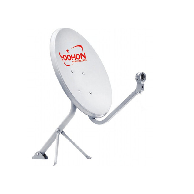 High-Gain Galvanized Satellite TV Antenna Outdoor Digital Dish Antenna with 3M or 5M Cable Hot Sale High Performance Product