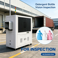 Machine d'inspection visuelle automatisée efficace pour les bouteilles, dotée d'une détection rapide des objets étrangers, des particules et des défauts IA