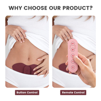 Appareil TENS sans fil rechargeable Type C pour la gestion des douleurs menstruelles sans médicament, avec télécommande et fonction chauffante pour la taille – Prix fournisseur