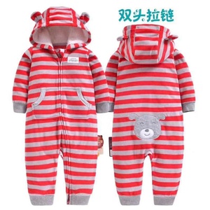 Ropa de Bebé Niña a Precio de Fábrica, Mameluco de Invierno, <span class=keywords><strong>Pijama</strong></span> Cálido con Capucha, Mono para Bebé Recién Nacido - Product Image 4
