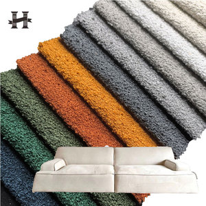 X25 # Tissu d'ameublement en chenille cordonnée unie pour textile de maison, tissu chenille bouclé, tissu chenille jacquard ecclésiastique - Product Image 1