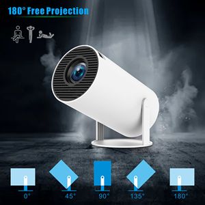 Hotack hy300 Pro Full HD rạp hát tại nhà video 4K máy chiếu thông minh <span class=keywords><strong>Android</strong></span> 11 không dây <span class=keywords><strong>Wifi</strong></span> điện thoại projecteur Mini proyector - Product Image 6