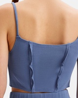 Ensemble de sport décontracté 2 pièces pour femme, col en V, sans manches, taille élastique, jogging, grande taille XL, respirant, séchage rapide, 100% coton