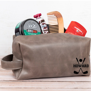Golf ball <b>storage</b> bag, zip-top tote bag, travel <b>toiletry</b> bag, waterproof leather bag, logo printable. - Product Image 1