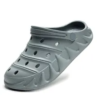 Sandales d'été pour hommes, antidérapantes respirantes pour femmes, chaussures décontractées à plateforme, imperméables, à enfiler, chaussures de Couple, grande taille, 45