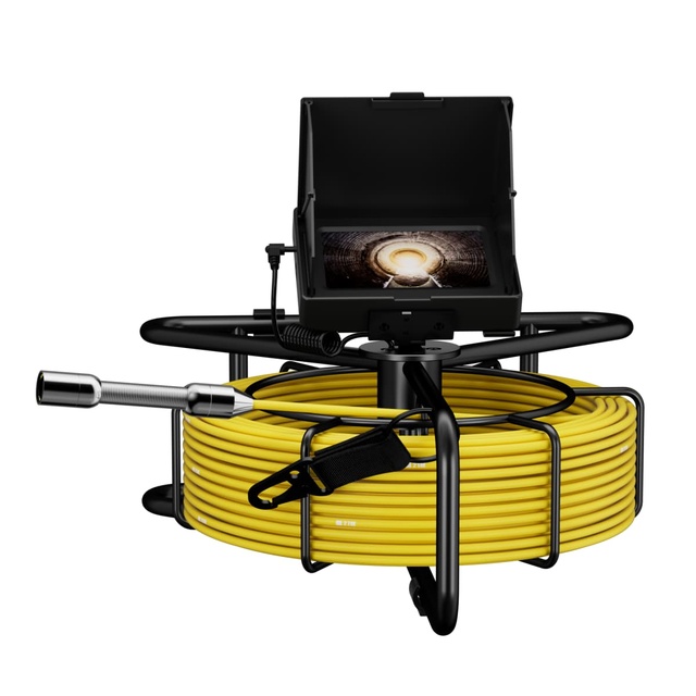 10M Sewer Pipe Inspection 4.3" Monitor DVR Video Camera 17mm 16GB Card IP68 Drain Sewer Pipeline Industrial Endoscope