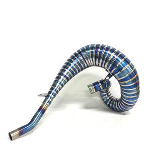 TEENTOP Tête d'échappement haute performance 2 temps <span class=keywords><strong>pour</strong></span> <span class=keywords><strong>KTM</strong></span> EX250/EX300/TE300/300 EXC/250 XC/300SX/300 Tuyau en titane XC-W - Product Image 1