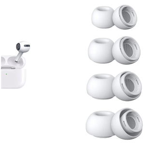 <span class=keywords><strong>Embouts</strong></span> d'écouteurs en silicone anti-rides <span class=keywords><strong>Pro</strong></span> 1 <span class=keywords><strong>2</strong></span>, étanches, nettoyants, avec remplissage de microparticules, protection anti-poussière intégrée, écologiques, 4 paires - Product Image 1