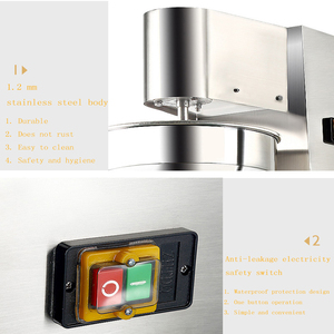 Machine à haut rendement de <span class=keywords><strong>table</strong></span> pour faire des boulettes de viande Machine à rouler les boulettes de viande commerciale Petit fabricant de boulettes de viande électrique - Product Image 5