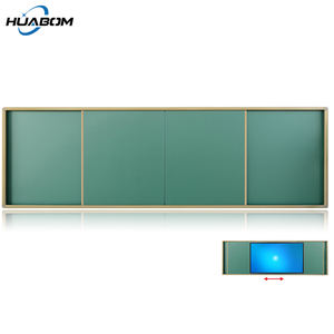 Escuela enseñanza verde tablero de escritura <span class=keywords><strong>multimedia</strong></span> interactivo push pull <span class=keywords><strong>pizarra</strong></span> para el aula - Product Image 5