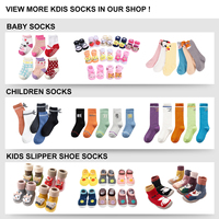 KH- I389 Chaussettes blanches pour garçon Chaussettes blanches pour enfants Chaussettes d'école blanches pour enfants