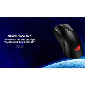 ขายส่งเมาส์เกมมิ่งไร้สาย Rog Gladius Iii 11 ปุ่ม เซ็นเซอร์ออปติคอล ชาร์จได้ ออกแบบสำหรับมือขวา สีดำ - Product Image 3
